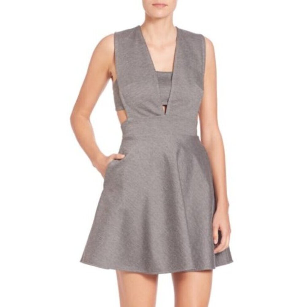 Prose & Poetry Kendra Deep V-Neck Cutout Dress